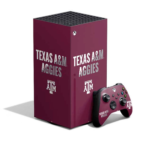 Texas A&M University Aggies XBox Series X Digital Edition Bundle Skin