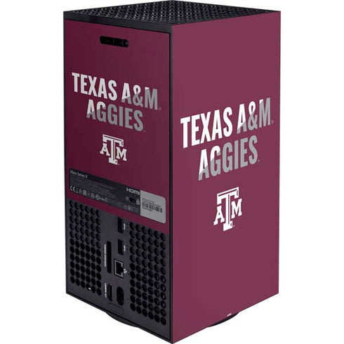 Texas A&M University Aggies XBox Series X Digital Edition Bundle Skin