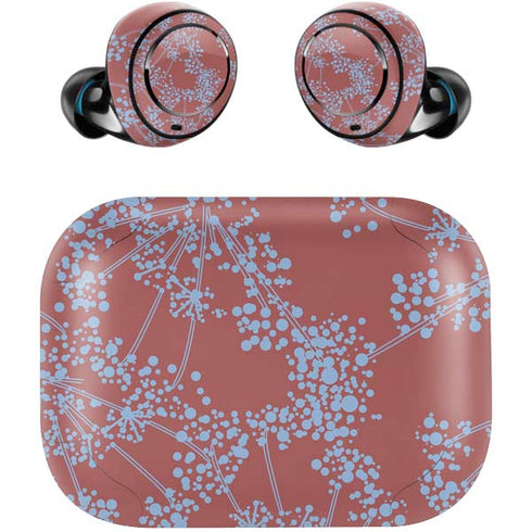 Airy Blue Floral Amazon Echo Buds Skin