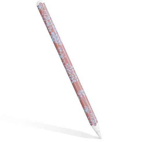 Airy Blue Floral Apple Pencil (2nd Gen 2019) Skin