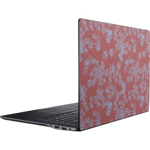 Airy Blue Floral Ativ Book 9 (15.6in 2014) Skin