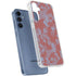 Airy Blue Floral Galaxy A35 5G Clear Case