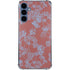 Airy Blue Floral Galaxy A55 5G Clear Case