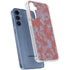 Airy Blue Floral Galaxy A55 5G Clear Case