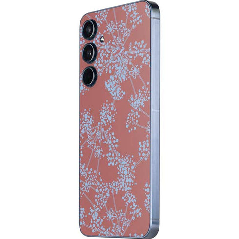 Airy Blue Floral Galaxy A55 5G Skin