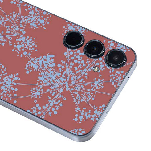 Airy Blue Floral Galaxy A55 5G Skin