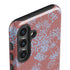Airy Blue Floral Galaxy S25 Plus Impact Case