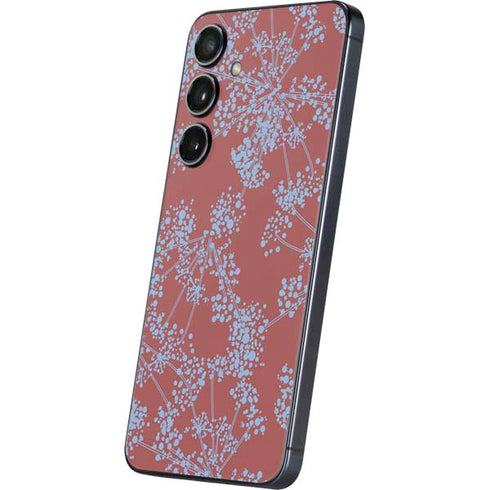 Airy Blue Floral Galaxy S24 Plus Skin