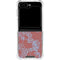 Airy Blue Floral Galaxy Z Flip6 Clear Case