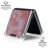Airy Blue Floral Galaxy Z Flip6 Clear Case