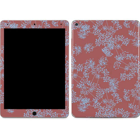 Airy Blue Floral iPad Skins
