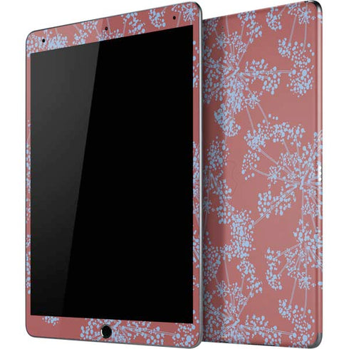 Airy Blue Floral iPad Skins