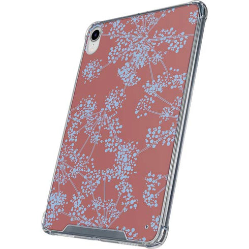 Airy Blue Floral iPad 11th Gen (2025) Clear Case