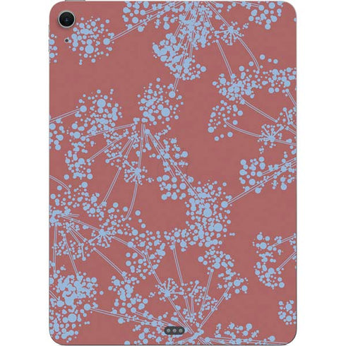 Airy Blue Floral Apple iPad Air Skin