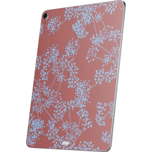 Airy Blue Floral Apple iPad Air Skin