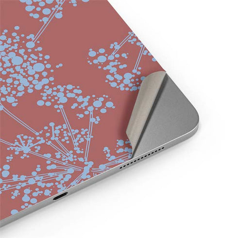 Airy Blue Floral Apple iPad Air Skin