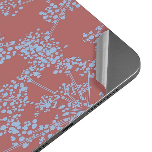 Airy Blue Floral Apple iPad Mini Skin