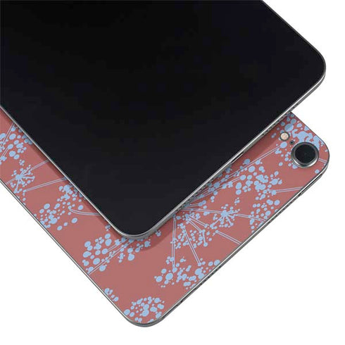 Airy Blue Floral Apple iPad Mini Skin