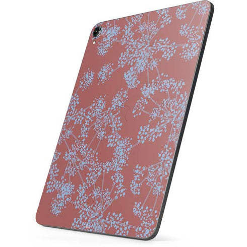 Airy Blue Floral Apple iPad Pro Skin