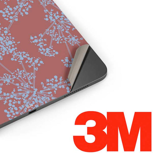 Airy Blue Floral Apple iPad Pro Skin