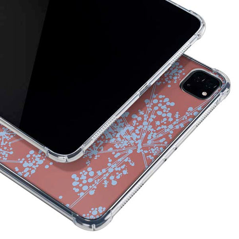 Airy Blue Floral iPad Cases