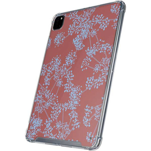 Airy Blue Floral iPad Cases
