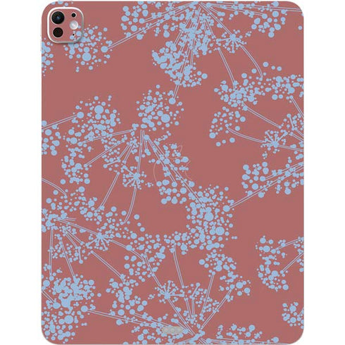 Airy Blue Floral iPad Pro 13in M4 (2024) Skin