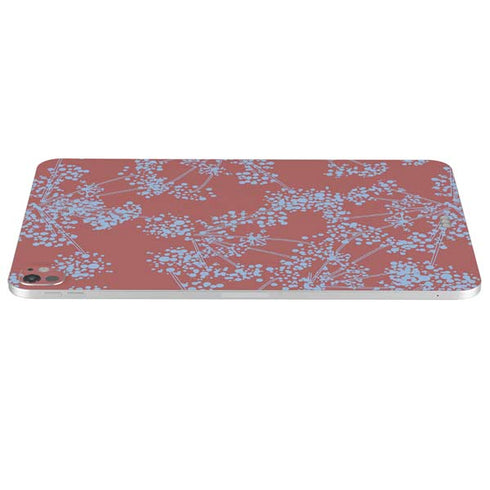 Airy Blue Floral iPad Pro 13in M4 (2024) Skin