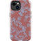 Airy Blue Floral iPhone 15 Impact Case