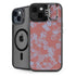 Airy Blue Floral iPhone 15 Kickstand Case