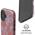 Airy Blue Floral iPhone 16 Magsafe Impact Case