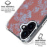 Airy Blue Floral iPhone 16 Plus Clear Case