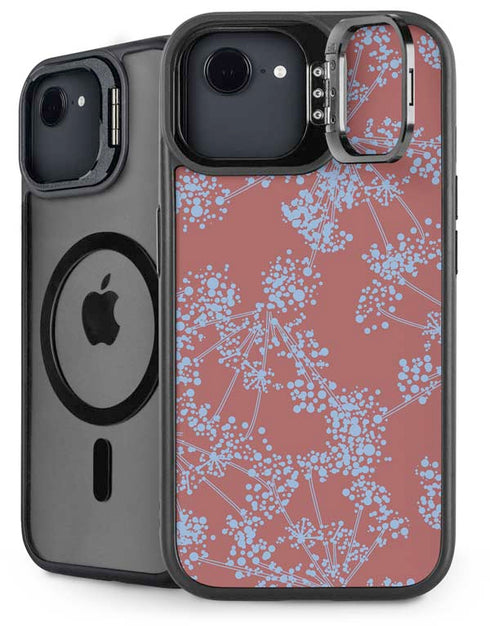 Airy Blue Floral iPhone 16e Kickstand Case