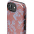 Airy Blue Floral iPhone 16e Impact Case