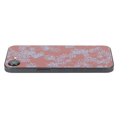 Airy Blue Floral iPhone 16e Skin