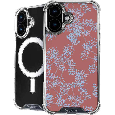Airy Blue Floral iPhone 17 MagSafe Case