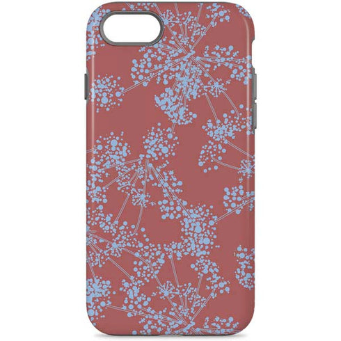 Airy Blue Floral iPhone Cases