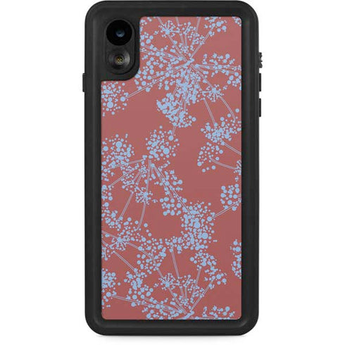Airy Blue Floral iPhone Cases