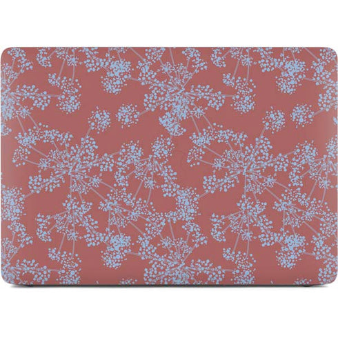 Airy Blue Floral Apple MacBook Air Skin
