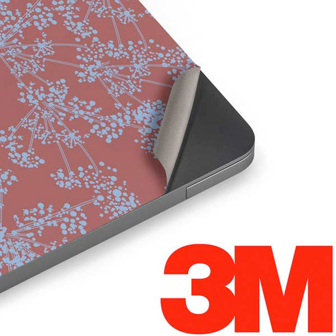 Airy Blue Floral Apple MacBook Air Skin