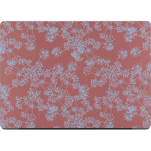 Airy Blue Floral Apple MacBook Pro 14-inch Skin
