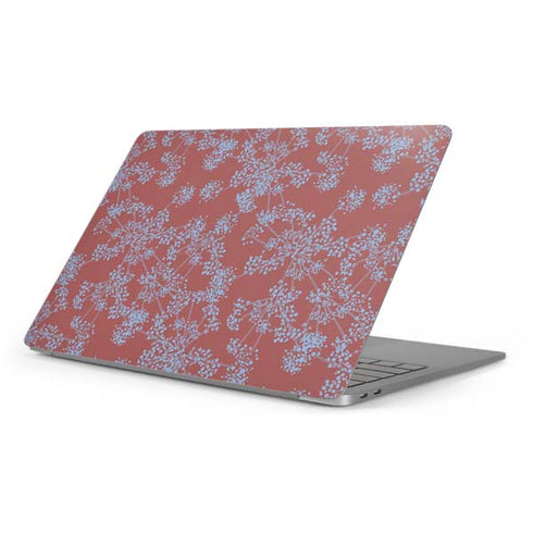 Airy Blue Floral Apple MacBook Pro 16-inch Skin