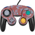 Airy Blue Floral Nintendo GameCube Controller Skin