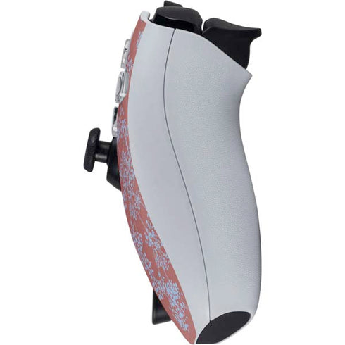 Airy Blue Floral PlayStation Portal Remote Player Skin