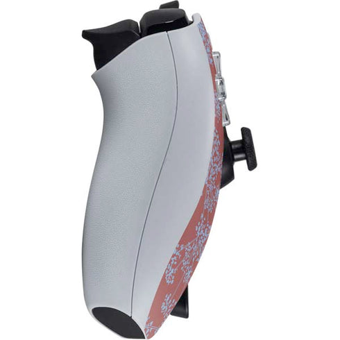 Airy Blue Floral PlayStation Portal Remote Player Skin