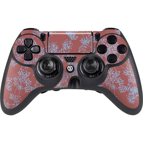 Airy Blue Floral PlayStation PS4 Skins