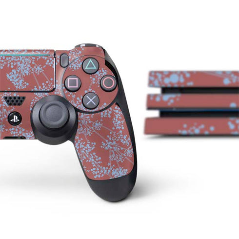 Airy Blue Floral PS4 Pro Bundle Skin