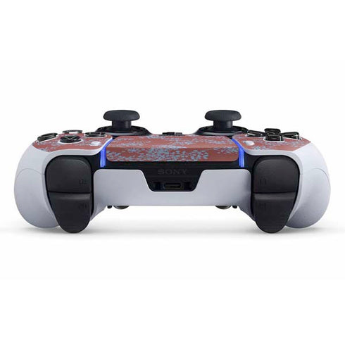 Airy Blue Floral PS5 DualSense Edge Pro Controller Skin