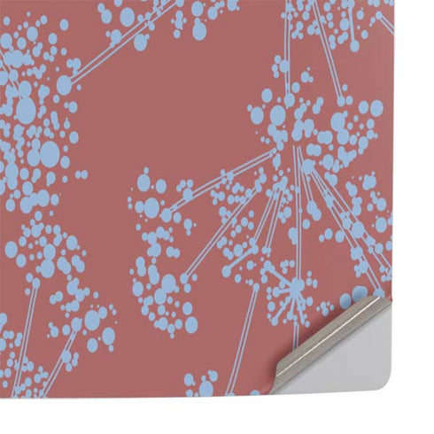 Airy Blue Floral PS5 Pro Console Skin