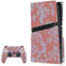 Airy Blue Floral PS5 Pro Disk Bundle Skin
